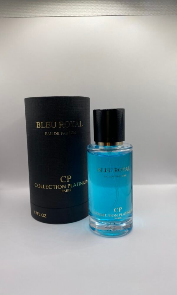 Eau de parfum collection Platinium,BLEU ROYAL,50ml pour homme