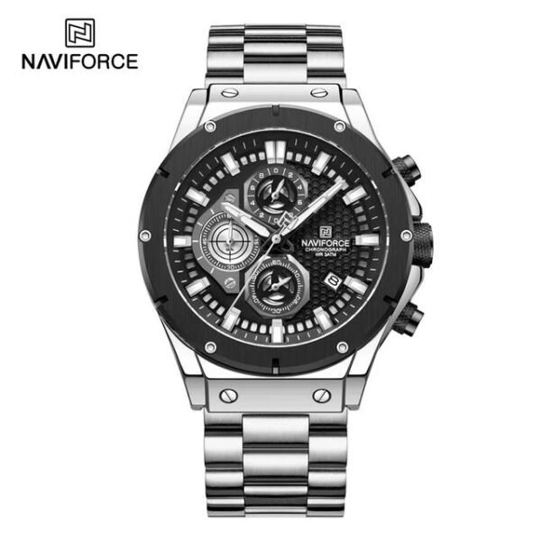 NaviForce NF8026 – L'argent et Noir